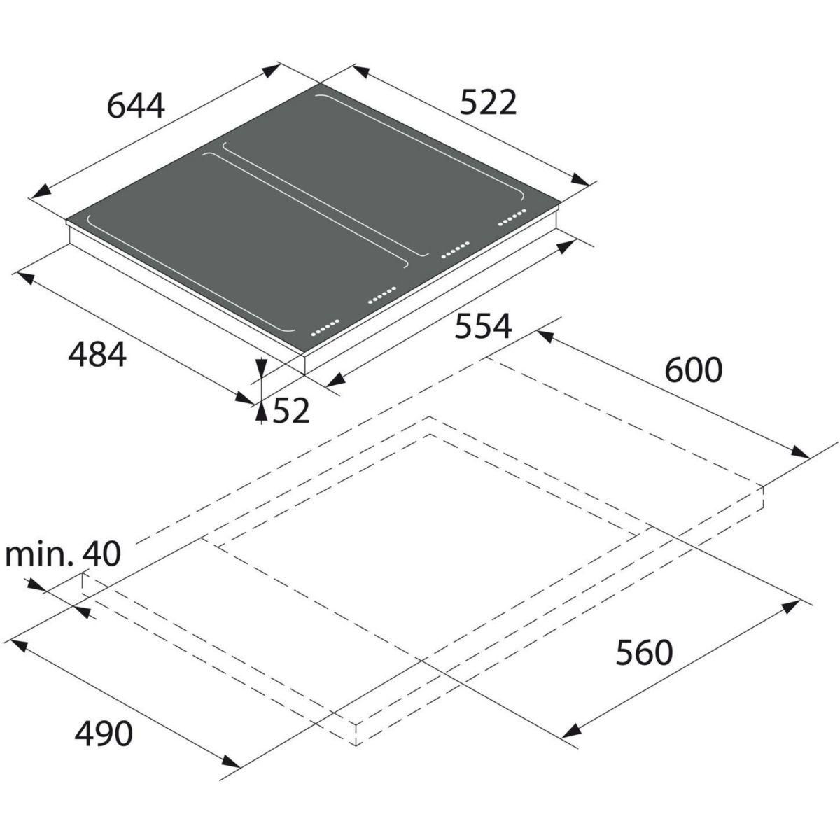 ASKO Plaque induction HI1655M