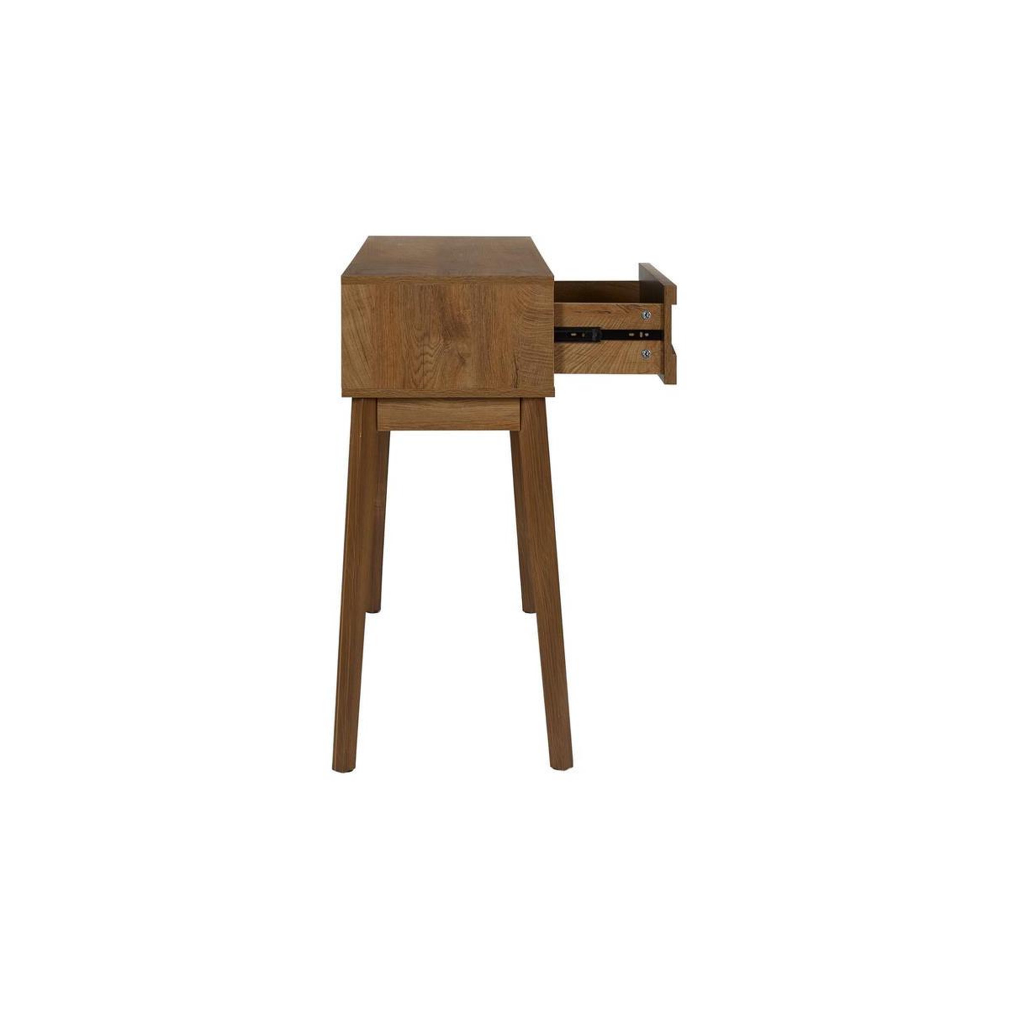 Voir la diapositive 5 : The Home Deco Factory Console 2 Tiroirs  Forest  100cm Marron