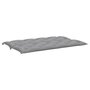 Voir la diapositive 5 : VIDAXL Coussin de banc de jardin gris 150x(50+50)x7 cm tissu oxford