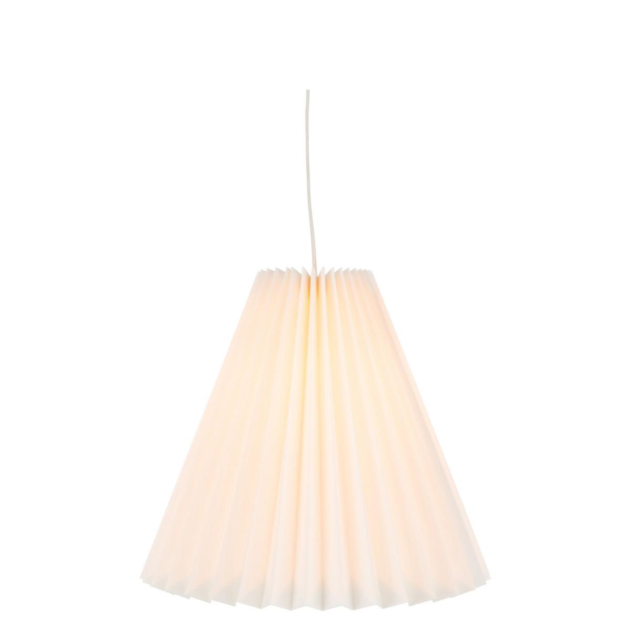 Voir la diapositive 2 : J-LINE Lampe suspension  papier  36cm blanc
