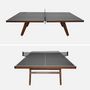 Voir la diapositive 2 : SWEEEK Table de ping pong intérieur deluxe avec 2 raquettes et 3 balles