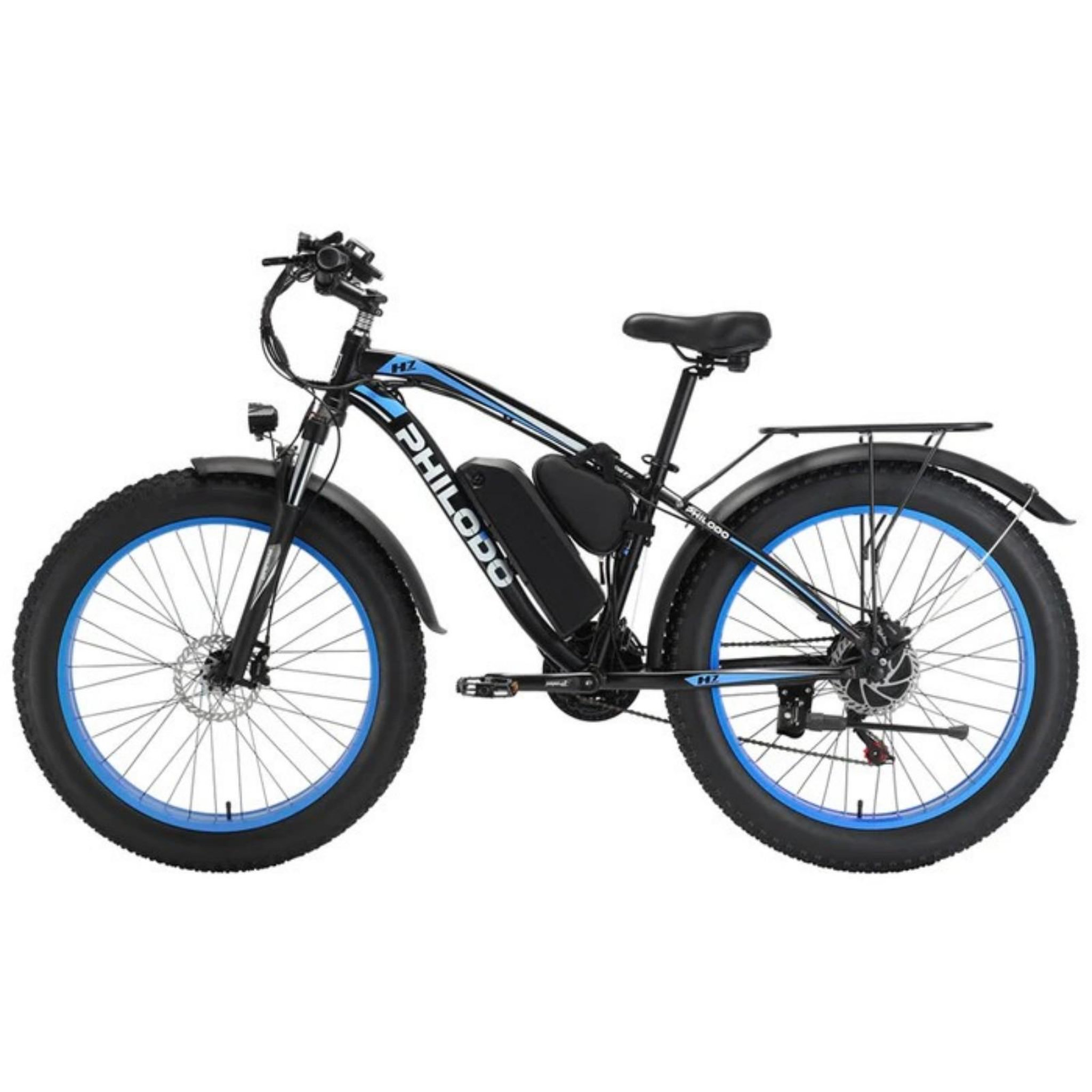 PHILODO Vtt électrique philodo h7 pro. Coloris disponibles : Bicolore, Noir / Bleu