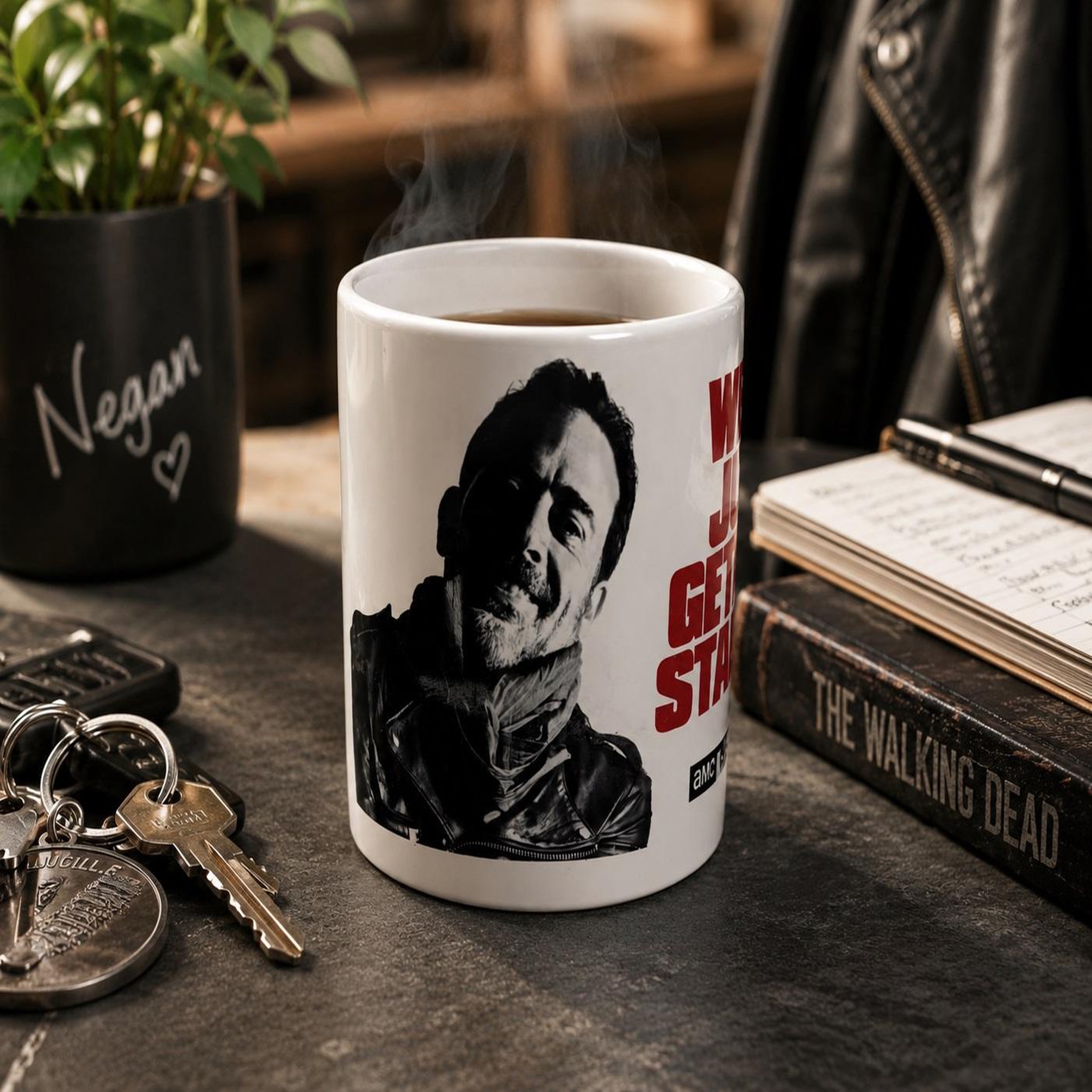 Voir la diapositive 2 : Eden Mug en céramique walking dead we're just getting started 9 cm