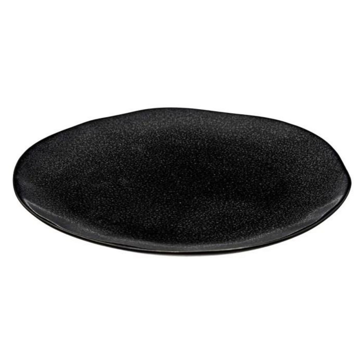 SECRET DE GOURMET Lot de 6 Assiettes à Dessert  Ysée  21cm Noir