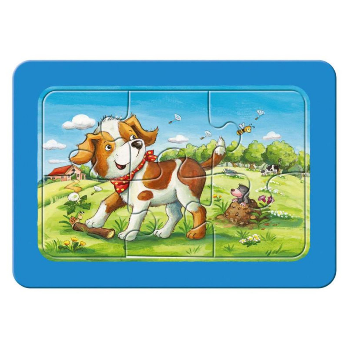 RAVENSBURGER Ravensburger - Jigsaw puzzle My Animal Friends, 3x6 pcs. 070626