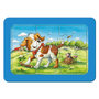 Voir la diapositive 2 : RAVENSBURGER Ravensburger - Jigsaw puzzle My Animal Friends, 3x6 pcs. 070626