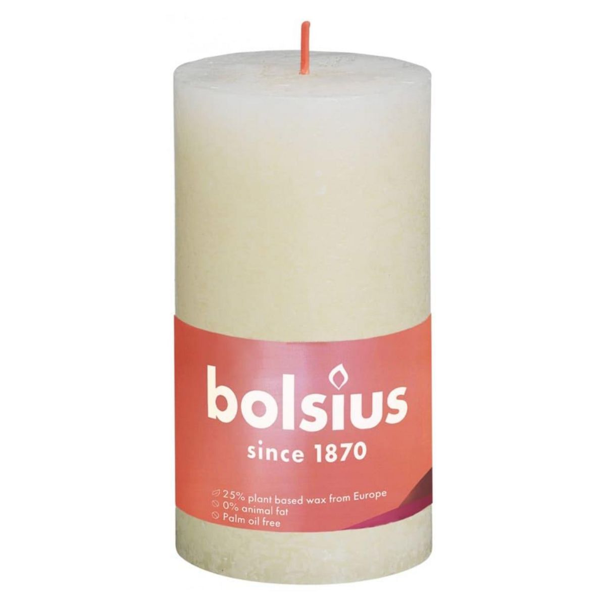 BOLSIUS Bolsius Bougies pilier rustiques Shine 4 pcs 130x68 mm Perle douce
