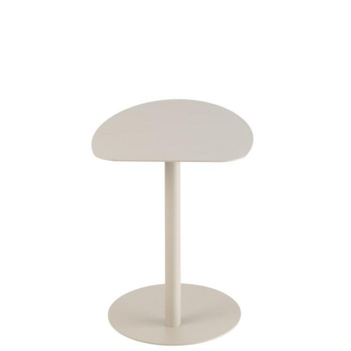 Paris Prix Table d'Appoint en Métal  Ice  55cm Gris