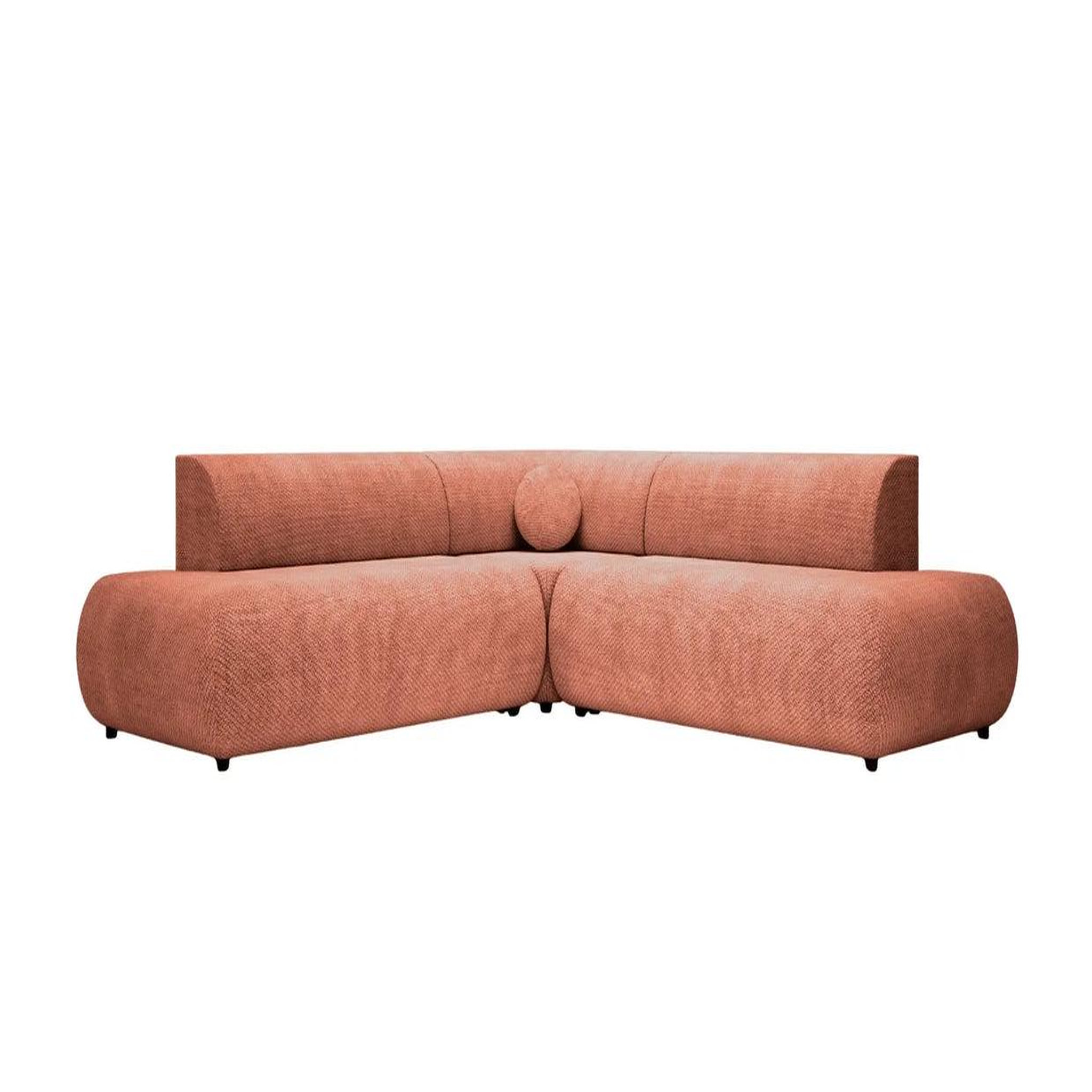 Voir la diapositive 1 : CASANOVA PARIS LEVI - Canapé panoramique convertible tissu lisse