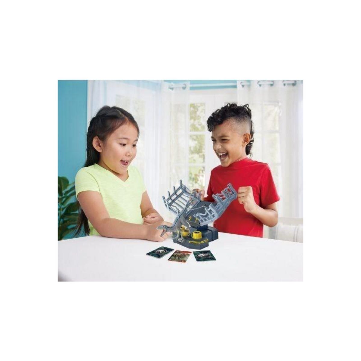 EPOCH Jeu de société avec T-Rex et cage - EPOCH - Jurassic World Cage Breaker