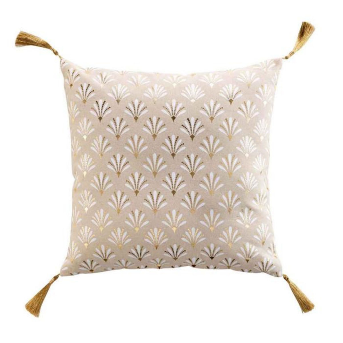 Paris Prix Coussin Déco Imprimé  Rafina  40x40cm Beige