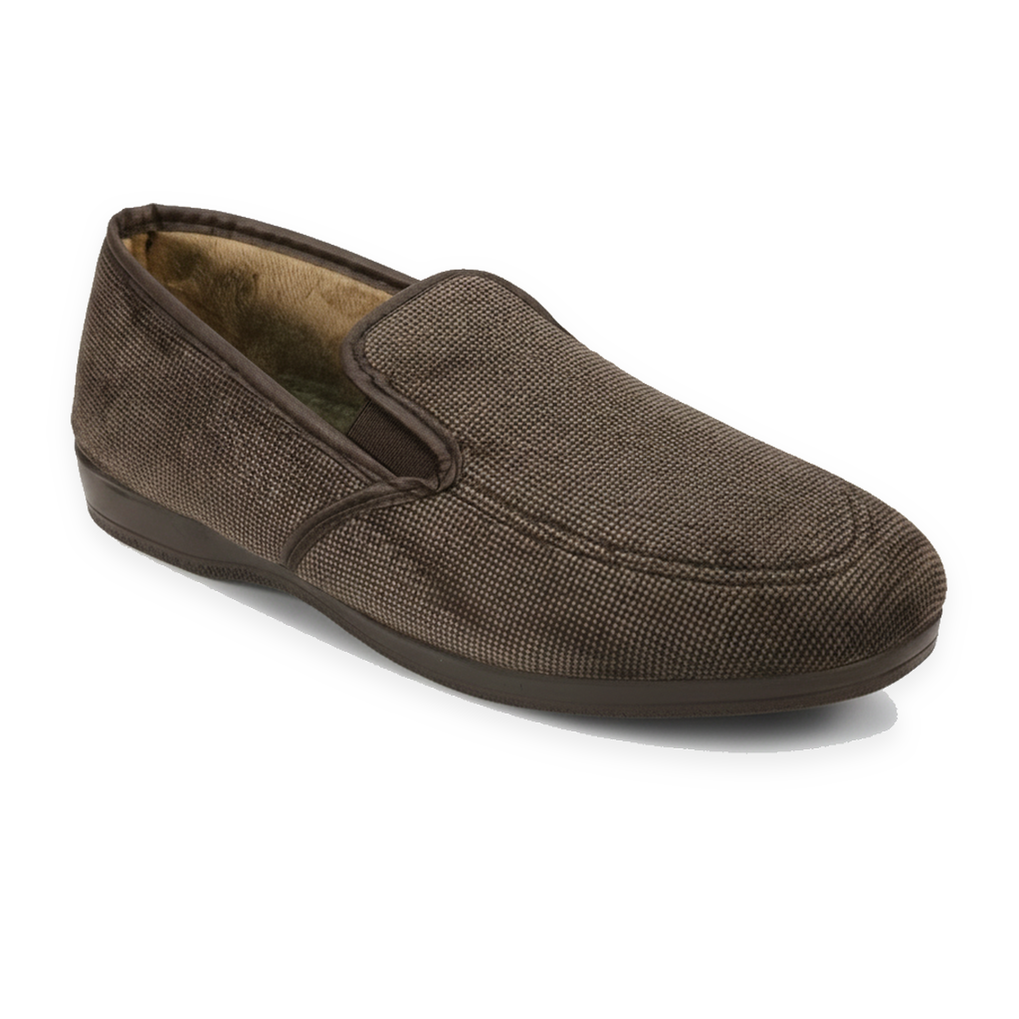 Voir la diapositive 1 : OZABI Ozabi charentaises homme toucher velours microfibre, fabriquées en espagne