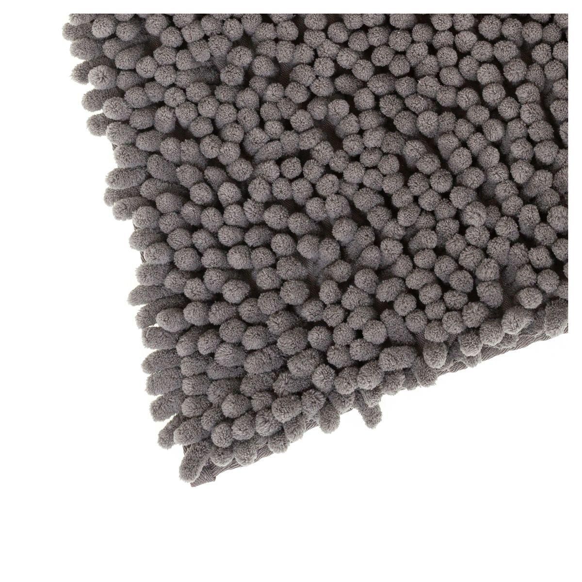 Tapis de bain uni maxi chenille 