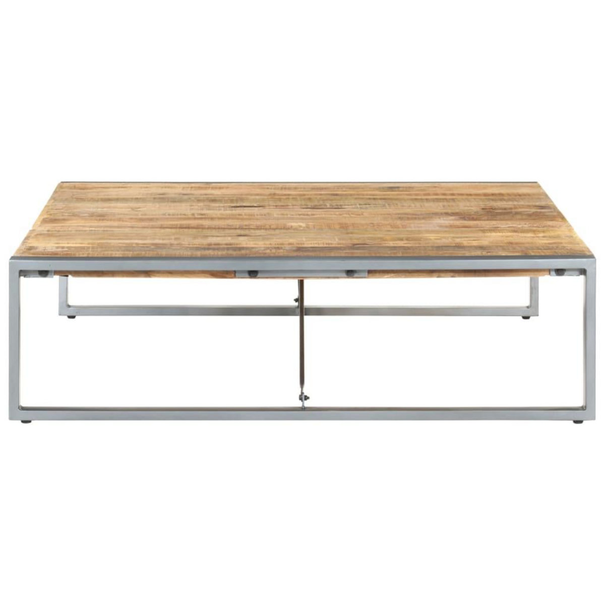VIDAXL Table basse 140x140x40 cm Bois de manguier brut