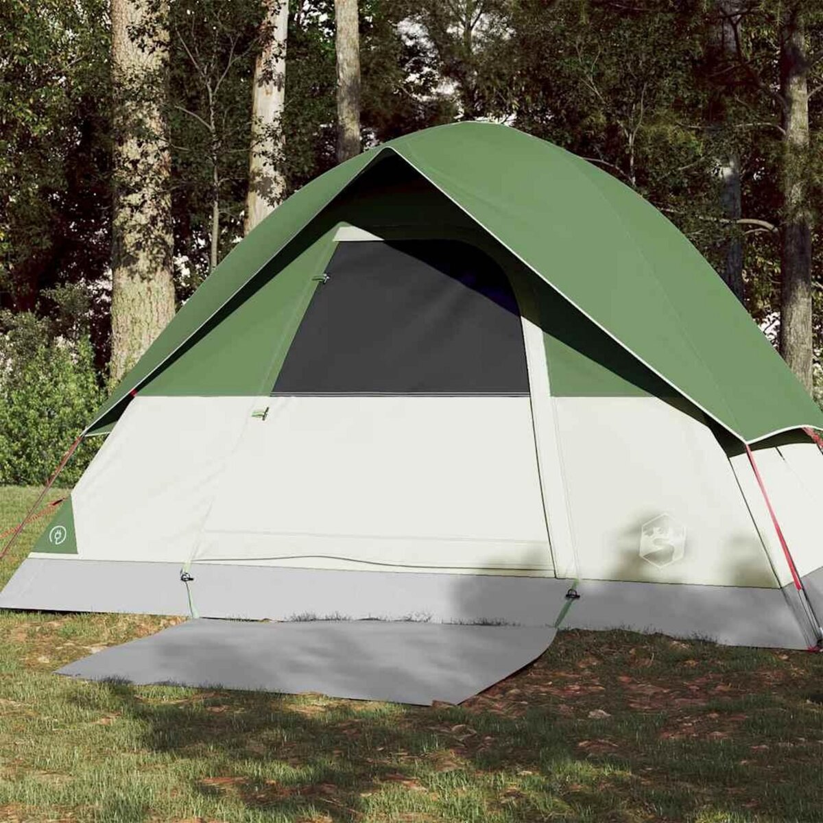 VIDAXL Tente de camping a dome 3 personne vert impermeable