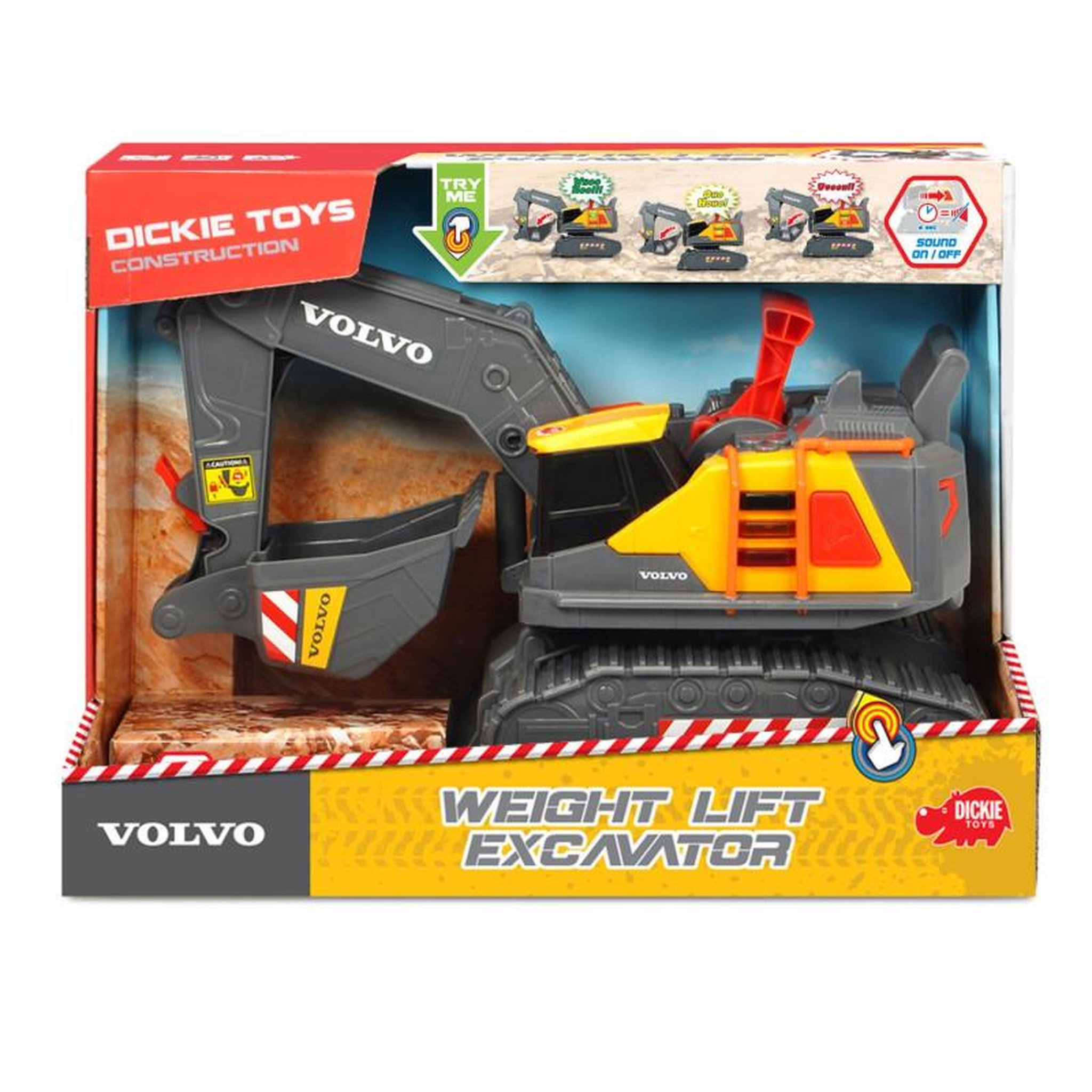 Voir la diapositive 2 : Dickie Dickie Volvo Excavator
