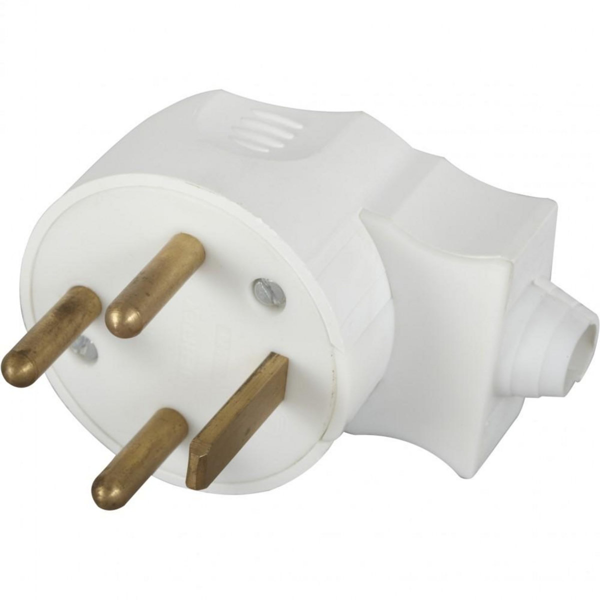 CENTRALE BRICO Fiche électrique mâle 3 pôles + terre, 20.0 A, DEBFLEX