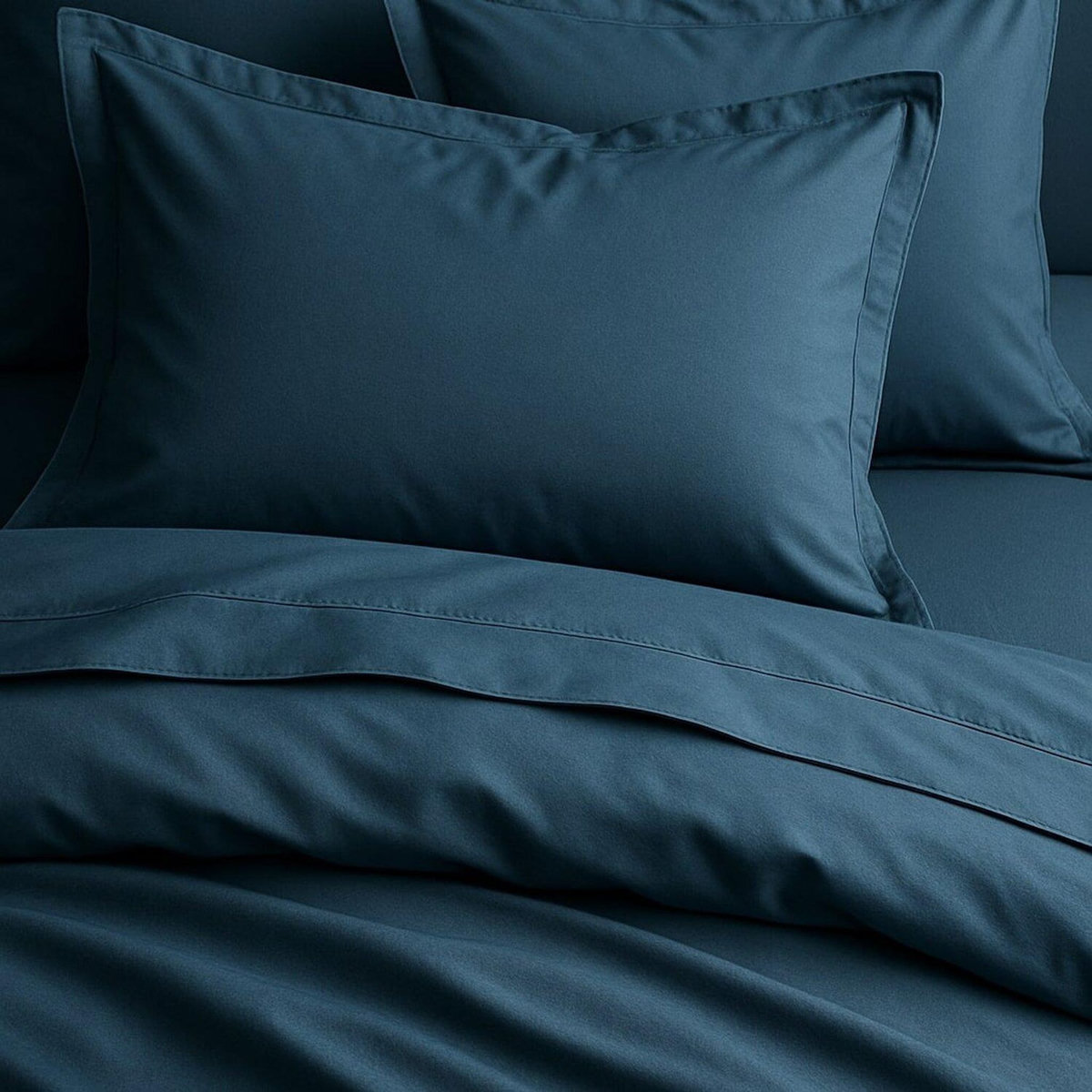 Home collection Parure housse de couette 100%satin de coton 70 fils