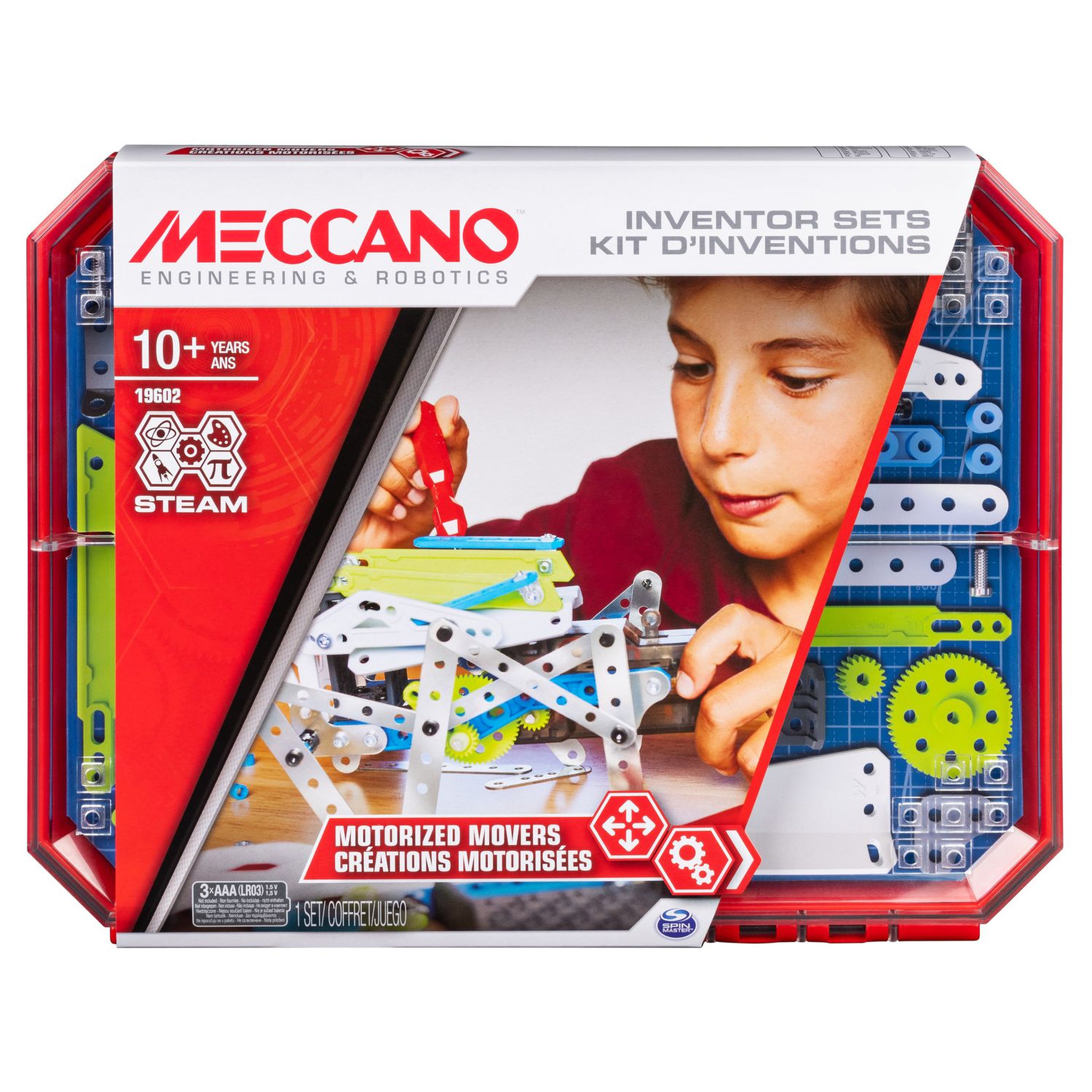 Voir la diapositive 1 : MECCANO Set 5 kit d'inventions - moteur Meccano