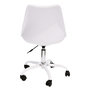 Voir la diapositive 3 : Paris Prix Lot de 2 Chaises à Roulettes  Kiruna  92cm Blanc