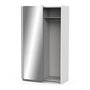 Voir la diapositive 4 : Armoire 2 portes coulissantes 1 miroir L120 cm THIBAULT