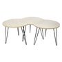 Voir la diapositive 1 : The Home Deco Factory Table basse modulable X3 blanc