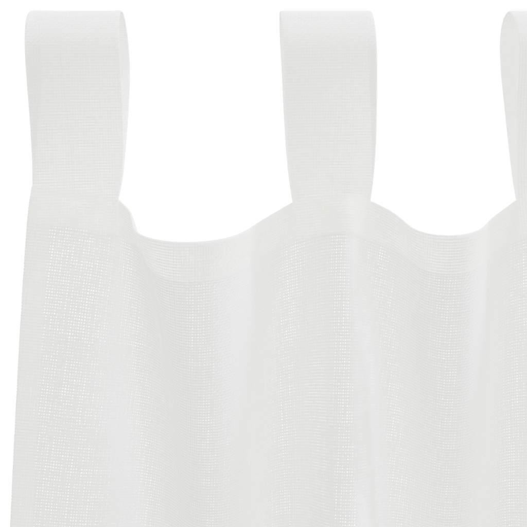Voir la diapositive 5 : VIDAXL Rideaux en voile avec passe-tringles 2 pcs blanc