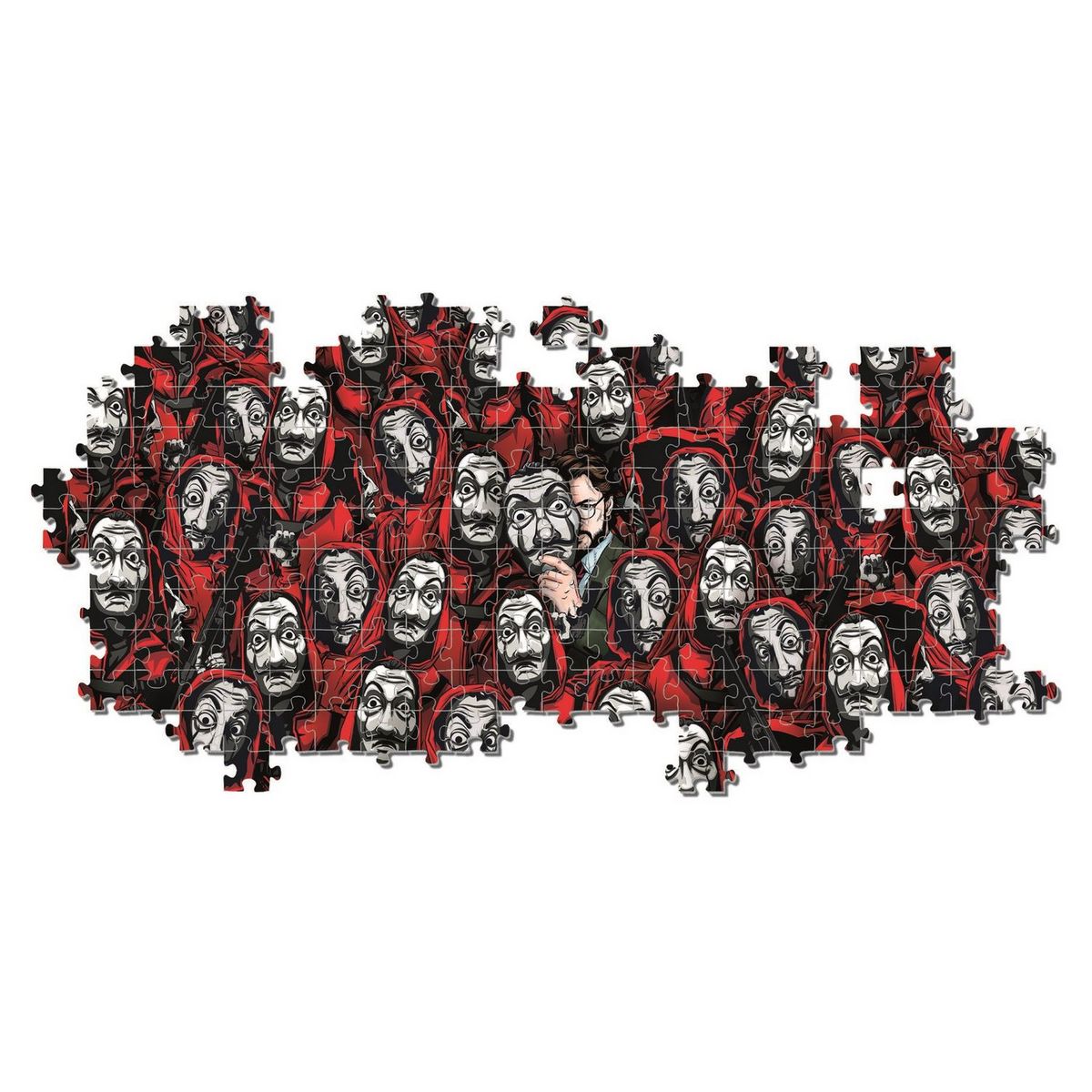 CLEMENTONI Puzzle La Casa de Papel - Impossible 1000 pièces