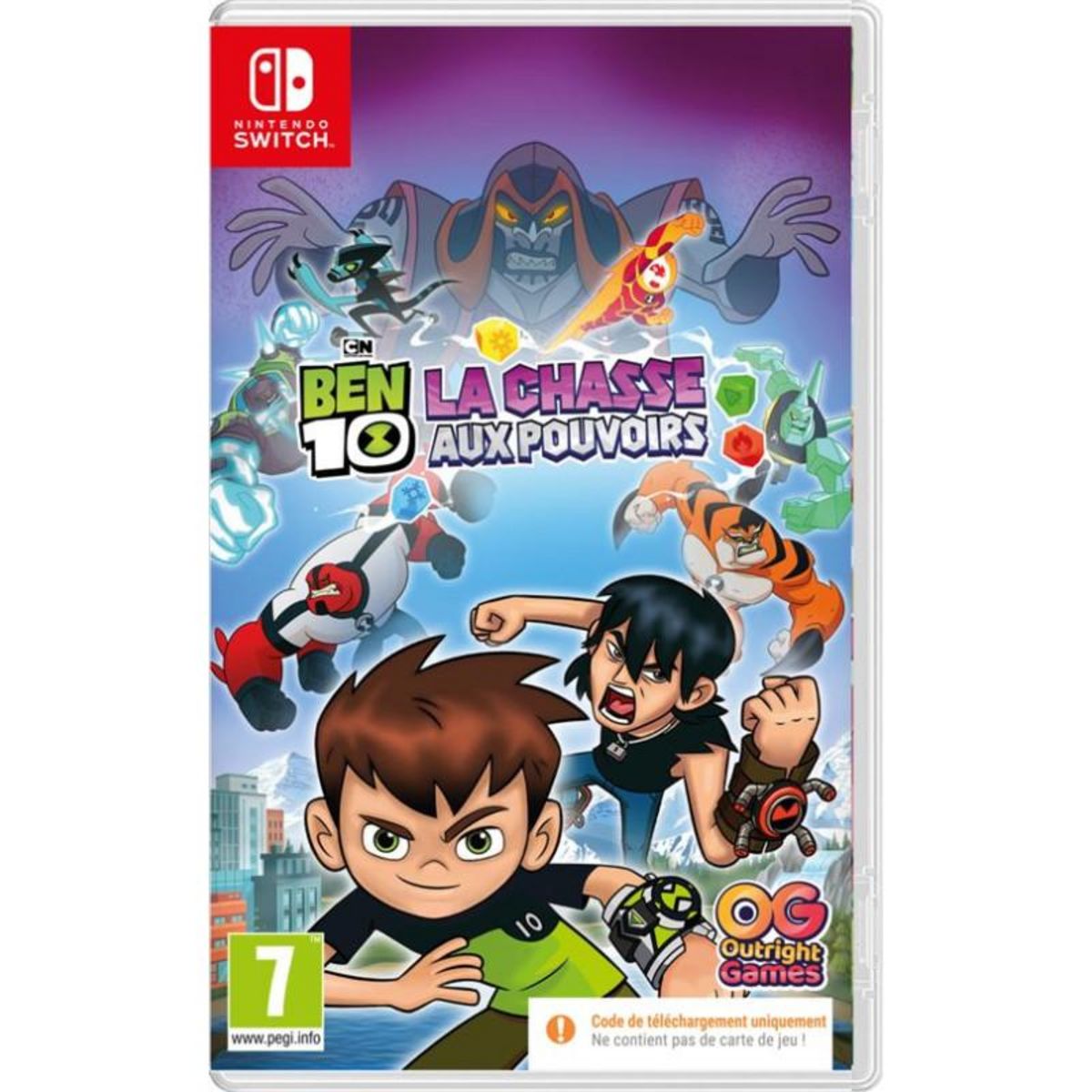 Just for games Ben 10 La Chasse aux Pouvoirs Code in a box Nintendo Switch