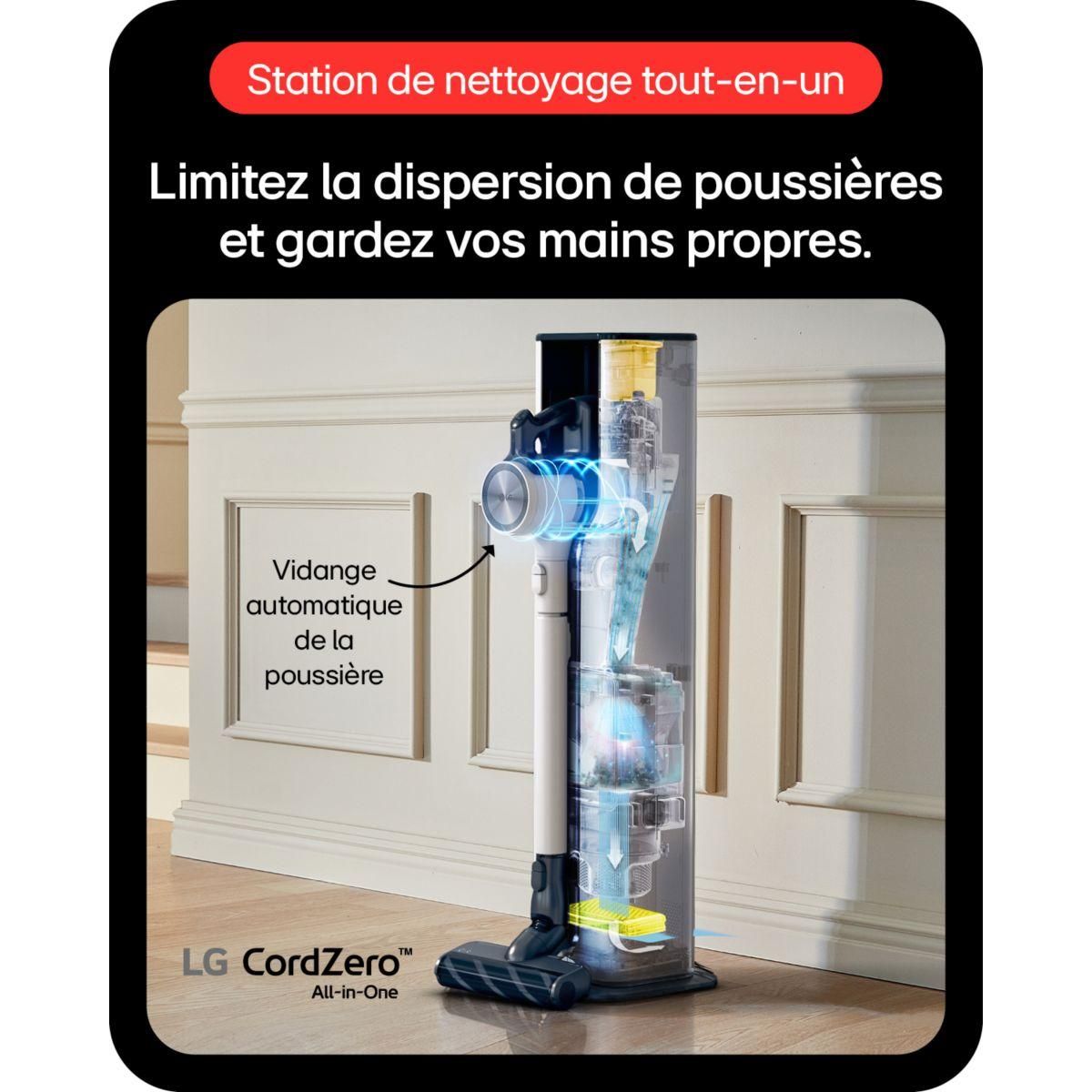 LG Aspirateur balai A9T-PRIME1C