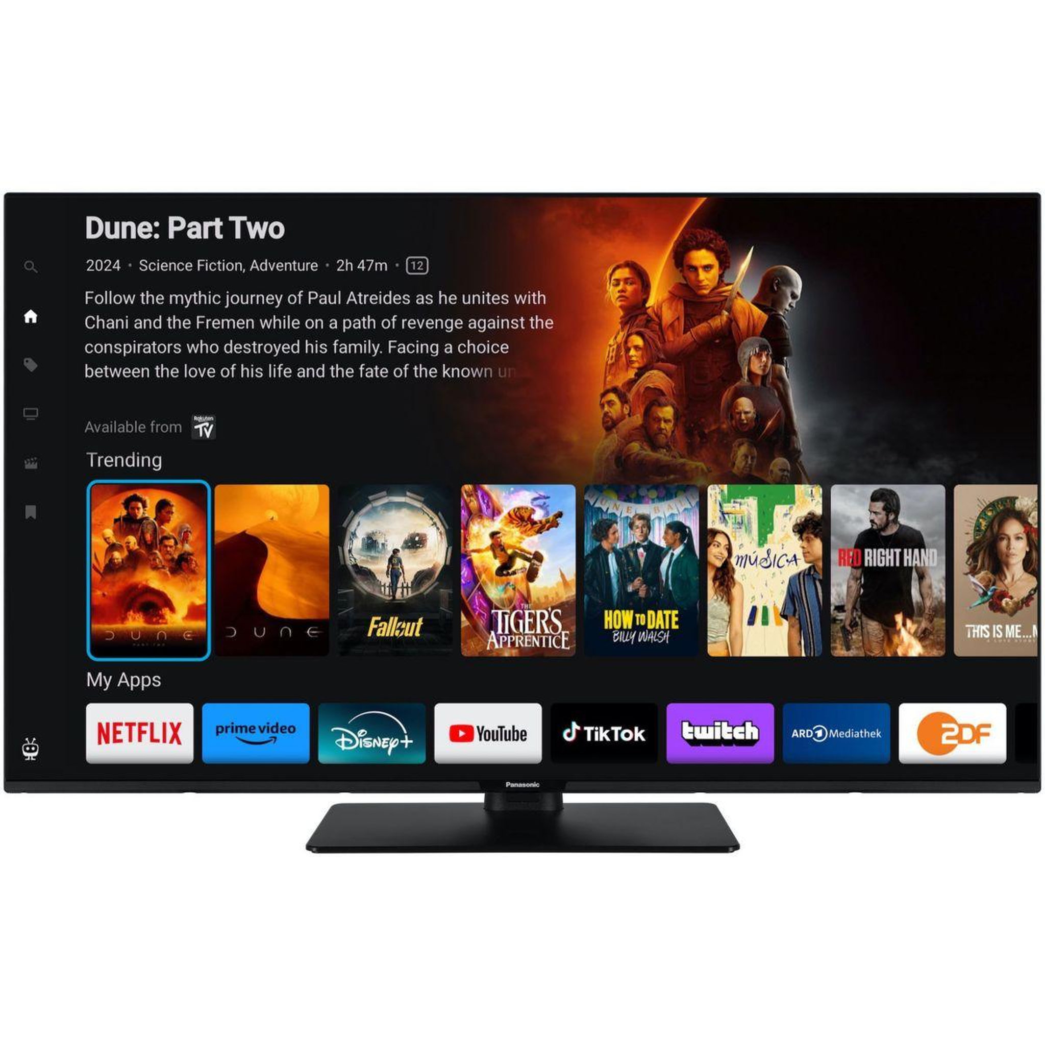 Voir la diapositive 2 : PANASONIC TV LED TB-50W60AEZ