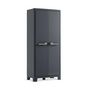 Voir la diapositive 2 : Keter Keter Armoire de rangement avec etageres Moby Gris graphite 182 cm