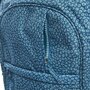 YOUNG'S ATTITUDE Sac à dos bleu avec compartiment pour ordinateur motif léopard