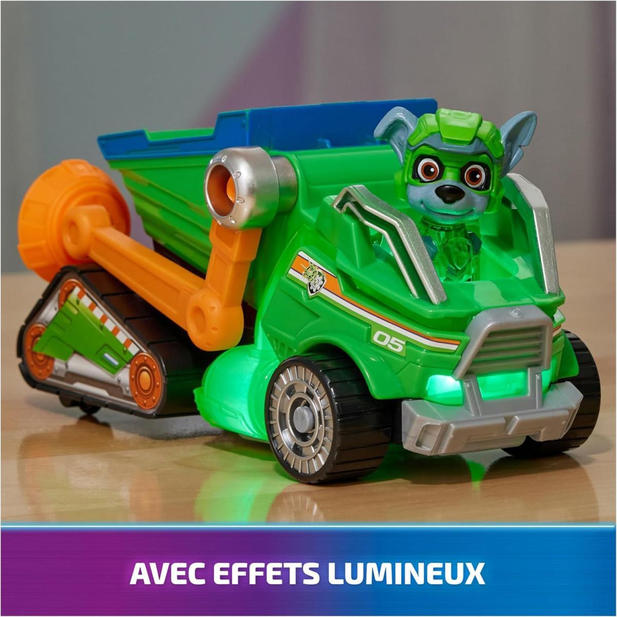 Voir la diapositive 5 : SpinMaster Vehicule + figurine rocky la super patrouille - le film