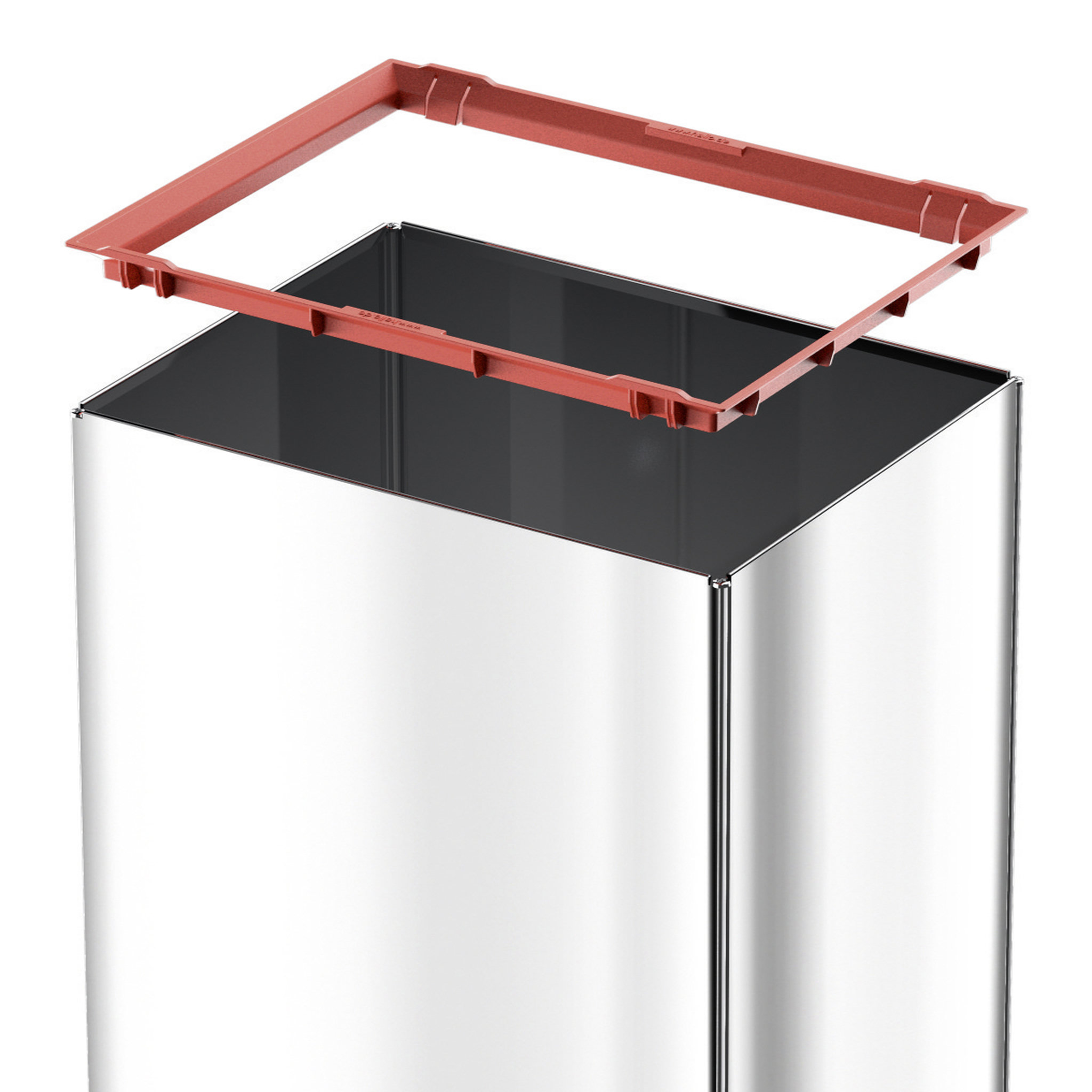 Voir la diapositive 3 : HAILO Poubelle grand volume 40L Big-Box Swing Inox