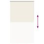 Voir la diapositive 5 : VIDAXL Store enrouleur occultant blanc casse 130x230 cm largeur tissu