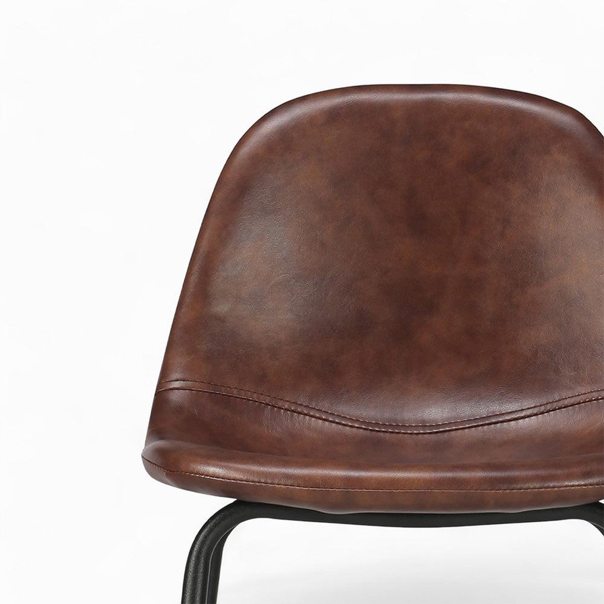 Voir la diapositive 3 : MAISON PAVANE Pack 4 chaises pour îlot central marron et gris/noir 65 cm-henrik