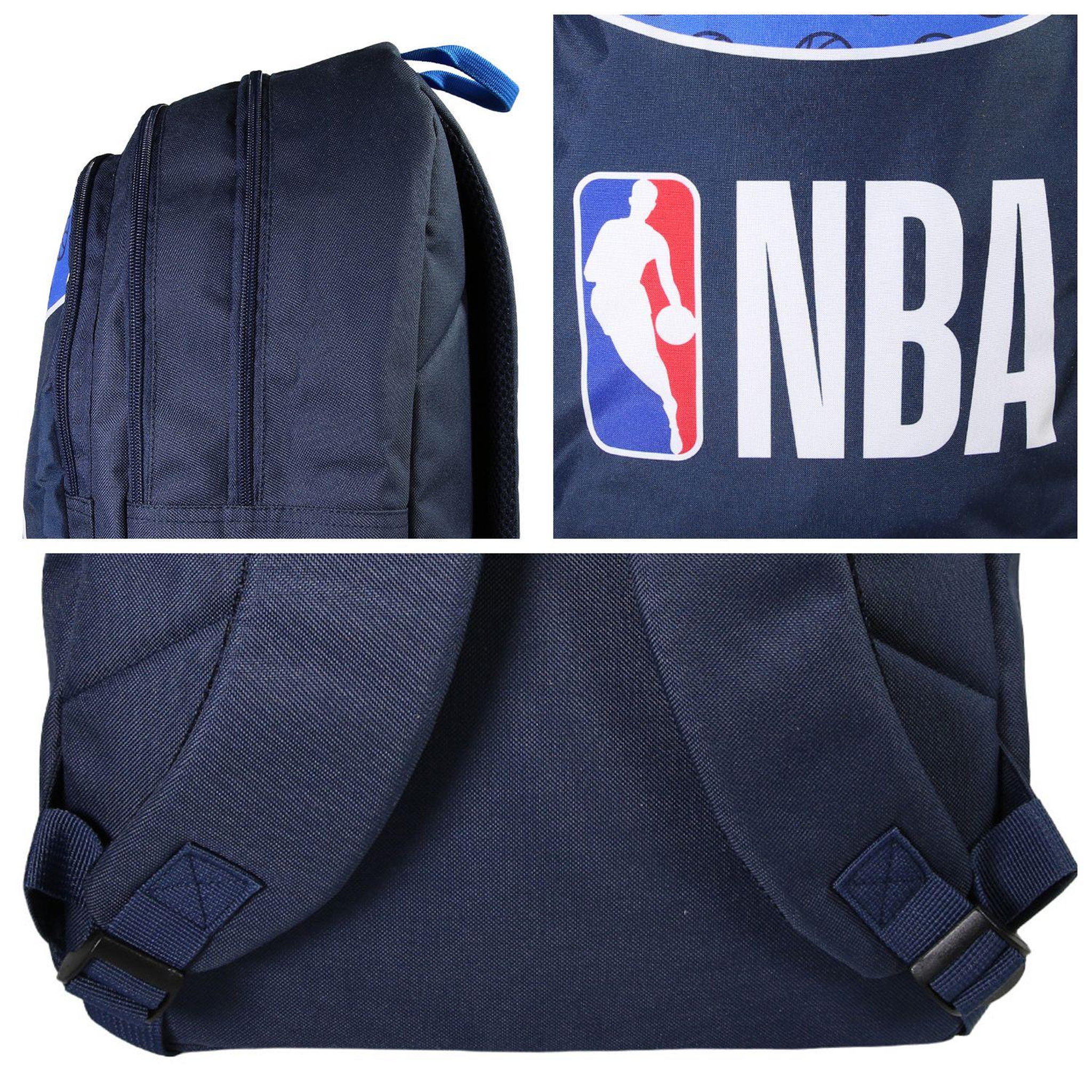 Voir la diapositive 5 : Bagtrotter Bagtrotter - NBA - Basketball - Sac à Dos Scolaire - Marine - 2 Compartiments Zippés - 1 Poche Zippée - 32x16x46cm - Bretelles Matelassées - Dos Matelassé - Matière Polyester - Sac à Dos Scolaire Primaire