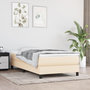 Voir la diapositive 1 : VIDAXL Matelas de lit a ressorts ensaches fermete moyenne Creme 80x200x20 cm Tissu