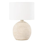 Paris Prix Lampe à Poser en Terre Cuite  Tjorn  60cm Blanc