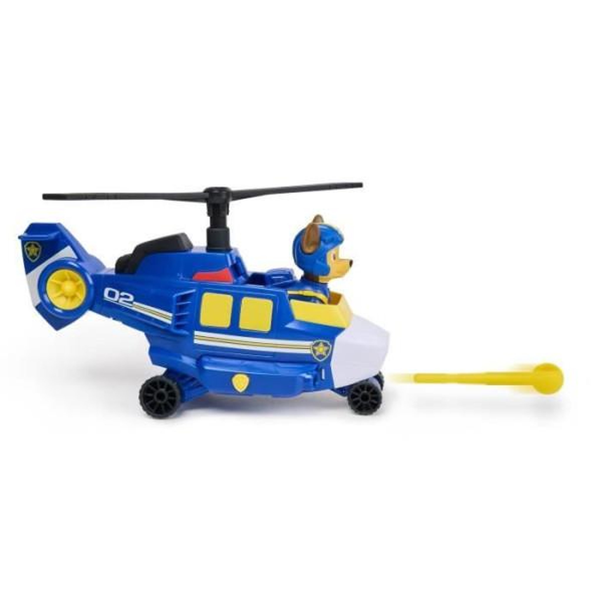 Voir la diapositive 3 : PAW PATROL Véhicule avec Figurine Chase Paw Patrol Pat'Patrouille Air Rescue