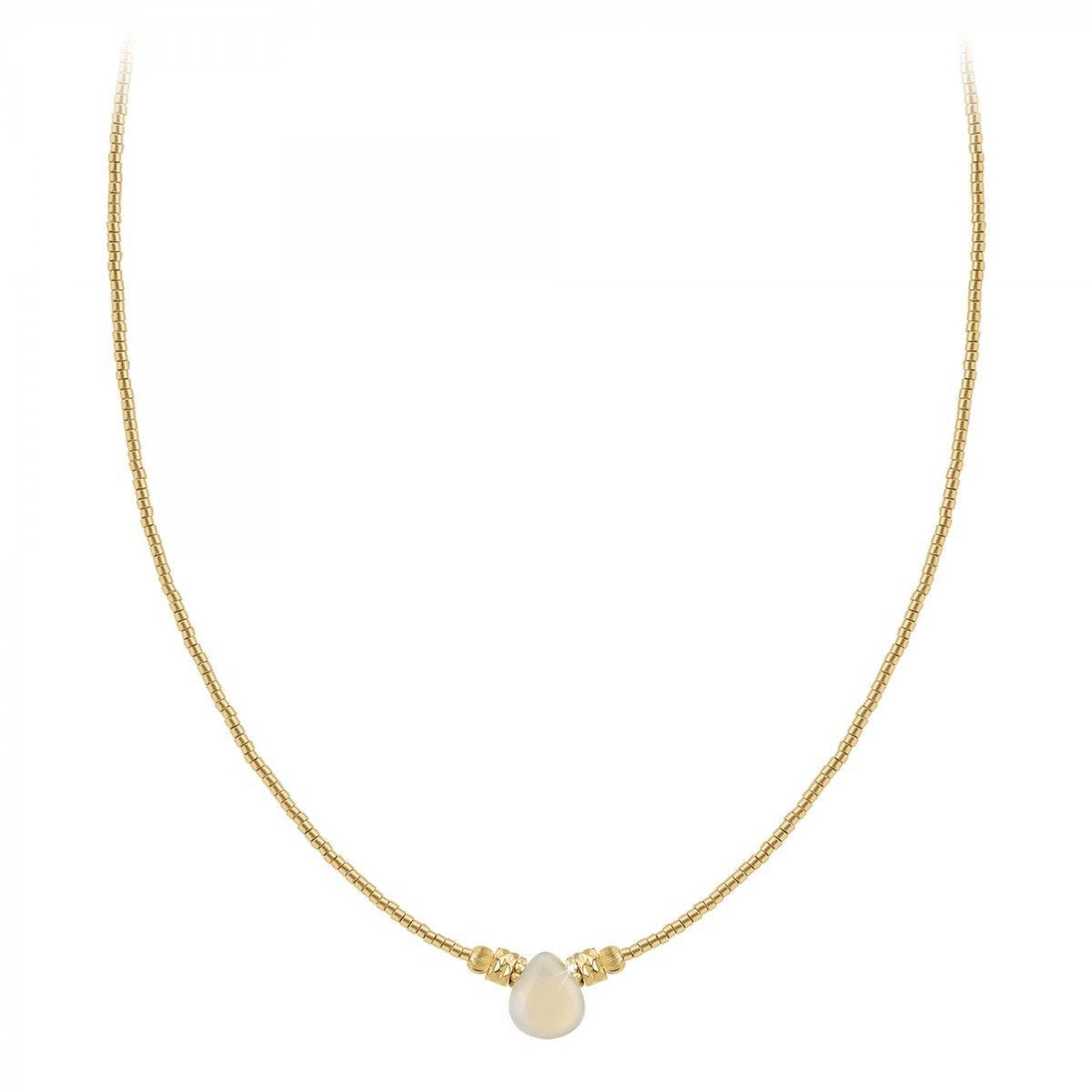 Voir la diapositive 3 : SC BOHEME Collier SC Bohème orné d'un quartz rose