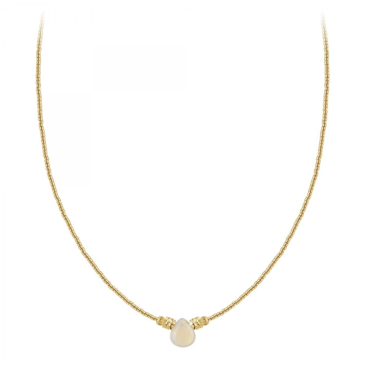 SC BOHEME Collier SC Bohème orné d'un quartz rose