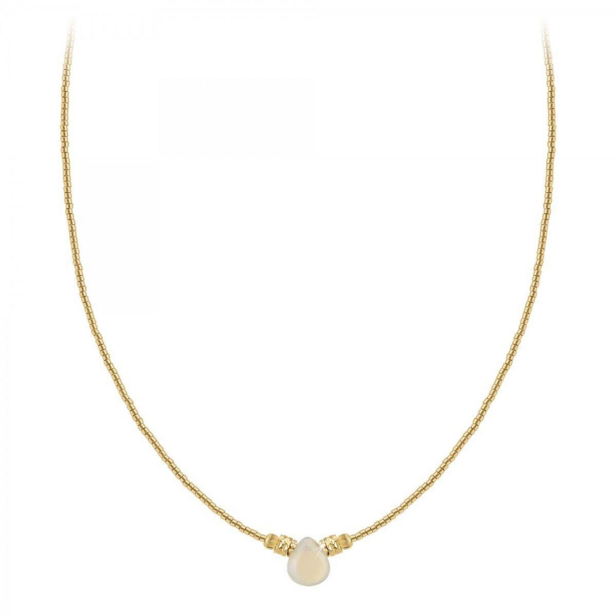 SC BOHEME Collier SC Bohème orné d'un quartz rose