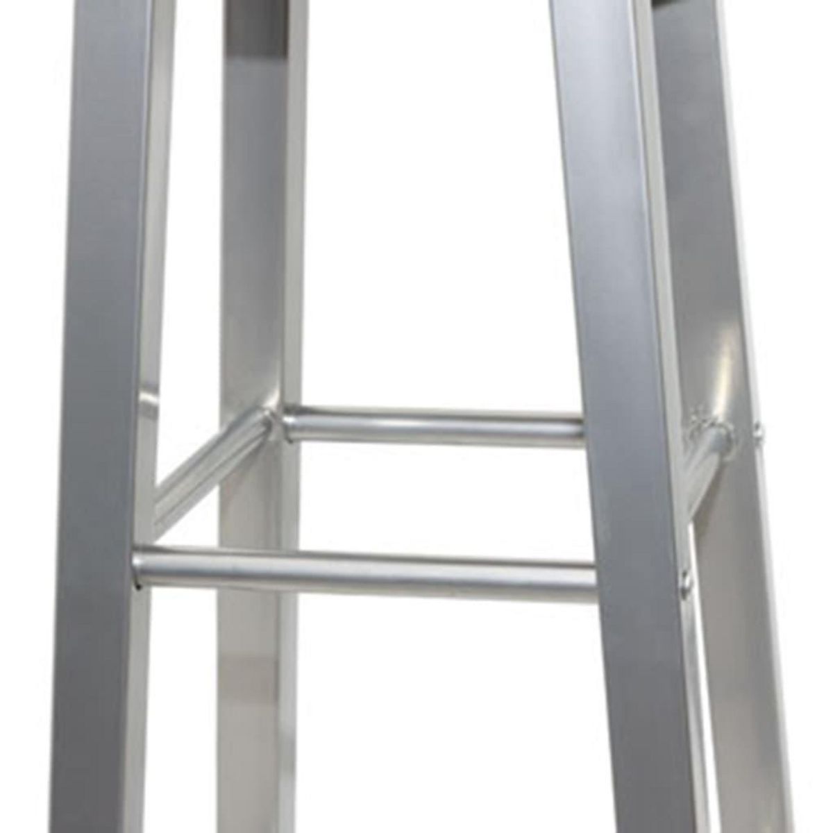 VIDAXL Tabourets de bar lot de 4 argente et marron MDF