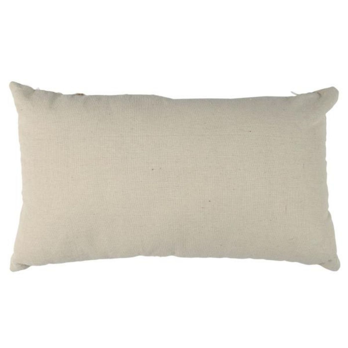 Paris Prix Coussin Déco Tressé  Natural Crush  30x50cm Beige