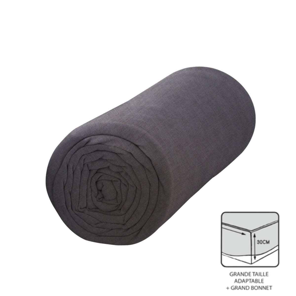 TODAY Drap Housse en coton 57fils spécial grand bonnet 30 cm 