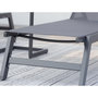 Voir la diapositive 6 : CONCEPT USINE Lot de 2 transats avec roulettes gris foncé PRATO
