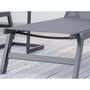 Voir la diapositive 6 : CONCEPT USINE Lot de 2 transats avec roulettes gris foncé PRATO