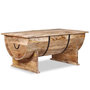 Voir la diapositive 4 : VIDAXL Table basse Bois de manguier massif 88x50x40 cm